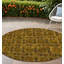 Tapis intérieur antidérapant rond 8 pi