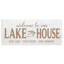 Plaque murale Lake House Rustic Welcome, design par Seven Trees Design