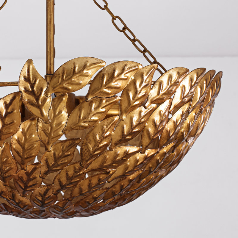 Plafonnier semi-encastré 3 lumières