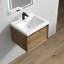 Meuble-lavabo mural simple l 23,4 po x P 19,6 po x H 17,7 po Elke-1102532060