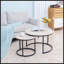 Ensemble de 2 tables gigognes rondes