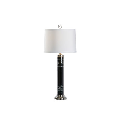 Lampe de table noire 32 po Dioclétien