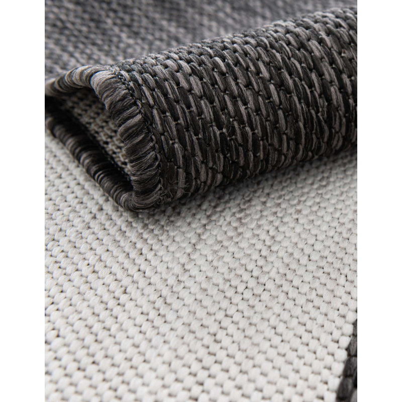 Tapis intérieur / extérieur d'extérieur moderne, Tapis de couloir 2 pi 7 po x 12 pi