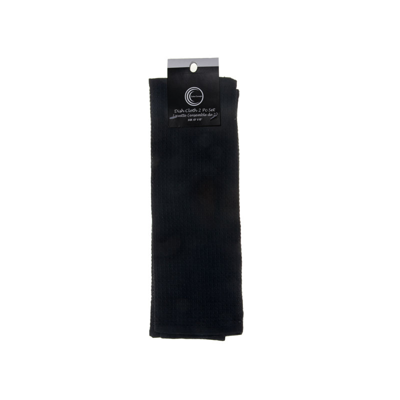 Ensemble de vaisselle 12 pièces, Noir