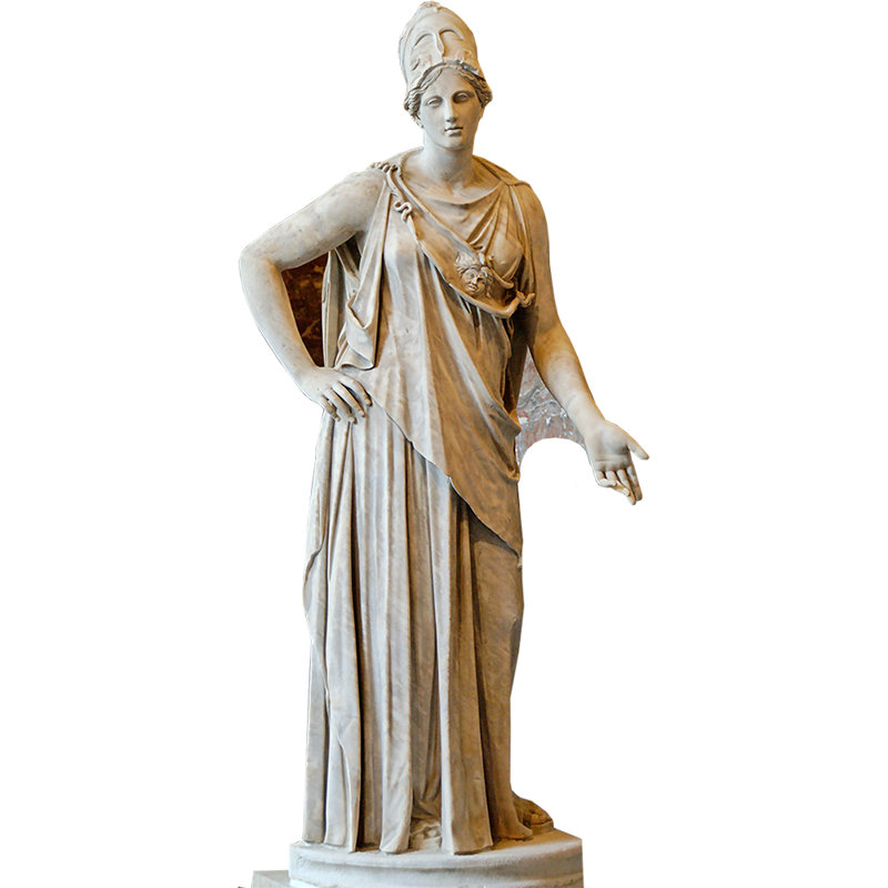 Athena carton debout