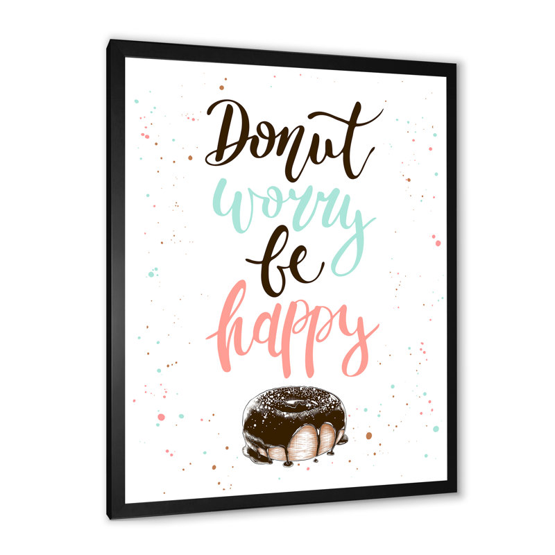 «Beignet», œuvre d'art moderne sur toile, Impression noire sur toile encadrée, H 20 po x l 12 po x P 1,5 po