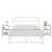 3 Piece Bedroom Set, Metal Bed Frame With Headboard And Nightstand Set Of 2, Classic Farmhouse Bedroom Furniture Set Of 3, No Box Spring Needed, Easy Assembly-2022926097-2022926099