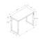 Bureau d'ordinateur, bureau personnel, debout, réglable, travail, ordinateur portable, stratifié, métal, contemporain, moderne-79509344