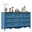Commode à 7 tiroirs de 54 po de large avec commode de chambre anti-basculement-1264409789
