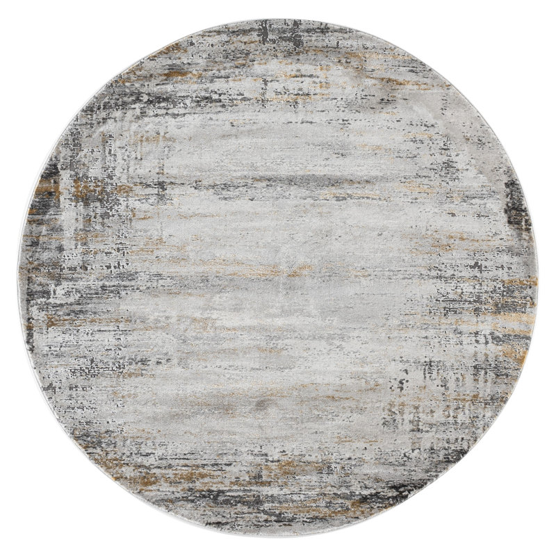 Craft 826 Performance Abstract Rug, 6'-7" X 6'-7" Round