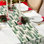 Chemin de table de Noël d'hiver 13 X 72 pouces, Merry Christmas, arbres de pin vert, décorations de table pour les fêtes de Noël