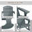 Outsunny Outdoor Patio Leisure Chair