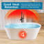 Baignoire de trempage profonde autoportante à surface solide 63 po Forma-98615335