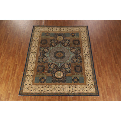 Geometric Kazak Oriental Area Rug