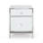 2 Drawer Bedside Table, White, Elegant