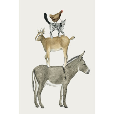 Farmland Family I by Grace Popp - Wrapped Canvas Painting