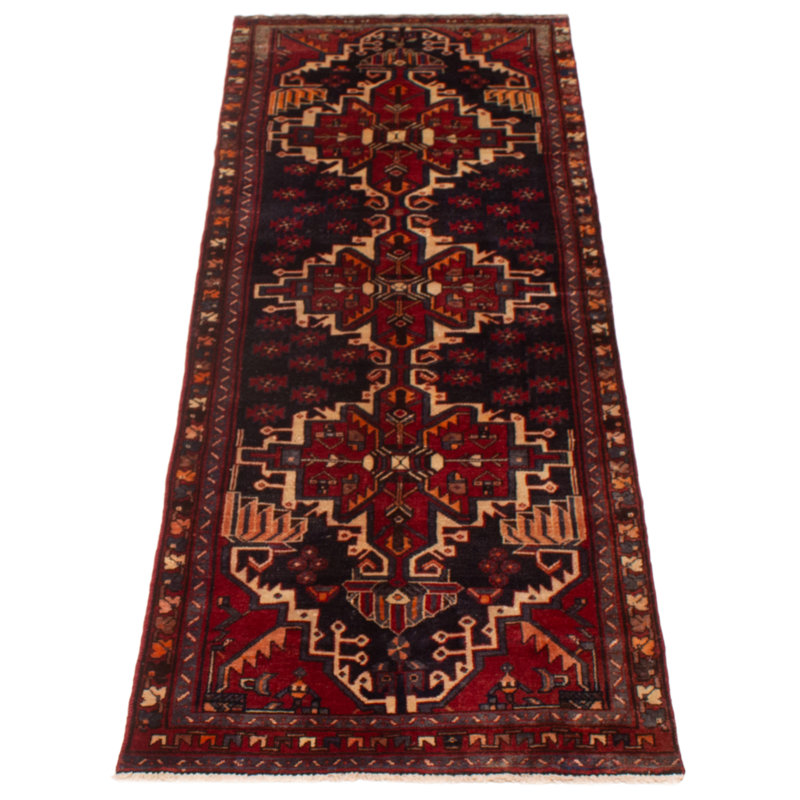 Tapis de couloir unique en laine 3 pi 3 po x 9 pi 9 po Brodderick