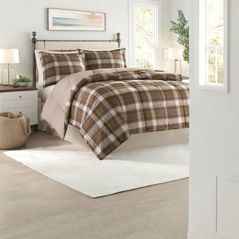 Cozy Microfiber Bedding Sets For Rustic Cabin, Hypoallergenic Fill