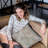 Diamond Striped Outdoor Reversible Throw Pillow-960858001