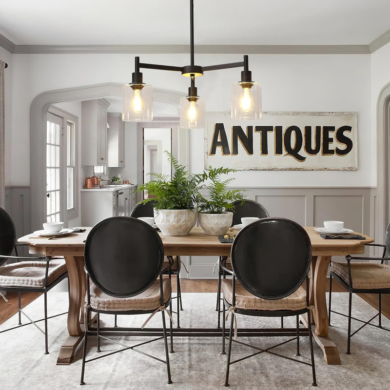 Lustre conique à 3 lumières Ormes