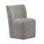 Chaise rembourrée Faouzi avec roulettes-1213474166