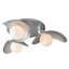 Yoki 3-Light Semi-Flush - Natural Iron-311754590