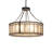 24" Wide Glendale Mission Inverted Pendant
