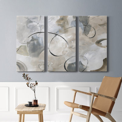 Crescendo - peinture sur toile tendue 3 pièces