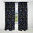 Gold And Blue Luxury Damask Serenade II - Damask Curtain - Blackout Curtain - 1 Panels-107535752