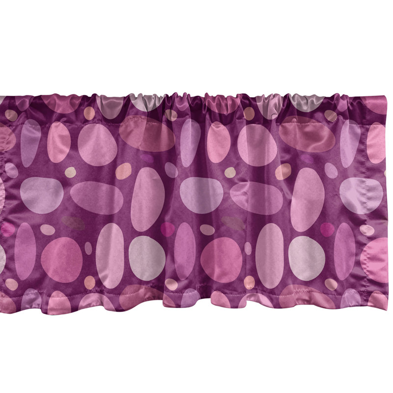 Cantonnière mauve Ambesonne, L 54 po x L 12 po