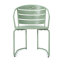 Bistro de patio pour l'extérieur - Fer, bleu sarcelle mat, 2 chaises et table pour la construction en fer de jardin, extérieur-880510378
