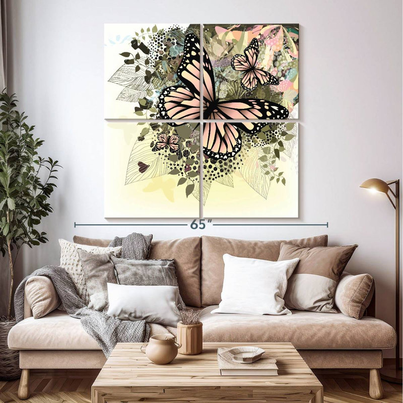 Brampt Butterfly Eden, 50" H x 50" W