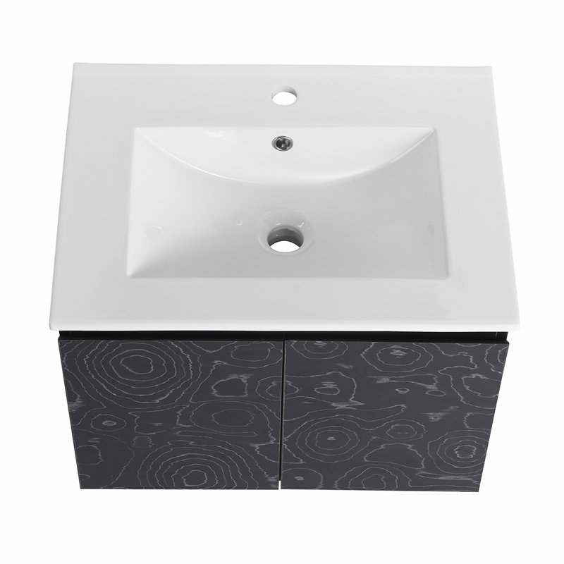 24'' Wall Mounted Single Bathroom Vanity Base Only
