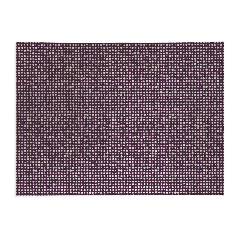 Tapis de cuisine à profil bas, Rectangulaire 2 pi x 3 pi, Aubergine