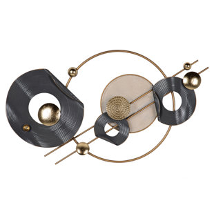 Abstract Wall Decor on Metal
