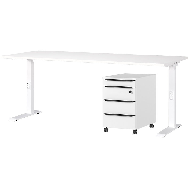 Mapua 2 Piece Standing Desk Office Set