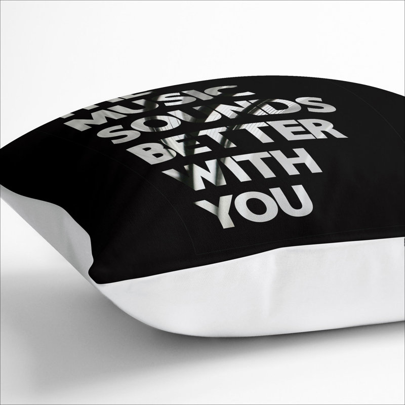Square Cushion, White, 40cm H x 40cm W x 15cm D