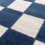 Aurelio Chequered Machine Woven Relief Indoor Outdoor Navy Area Rug-912954826