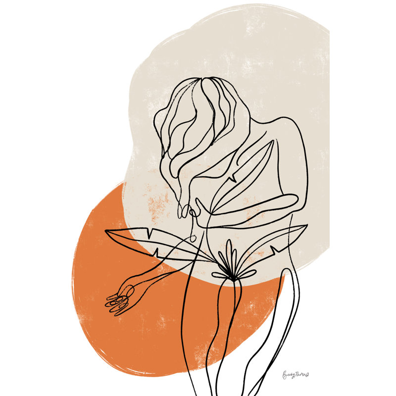 Planted II by Becky Thorns - Wrapped Canvas Painting, 122cm H x 81cm W x 3.8cm D