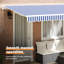 Brayden Studio 200cm D Retractable Door / Window Awning-581580017-581580031
