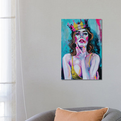 Beauty Queen 1 Piece Wrapped Canvas Painting