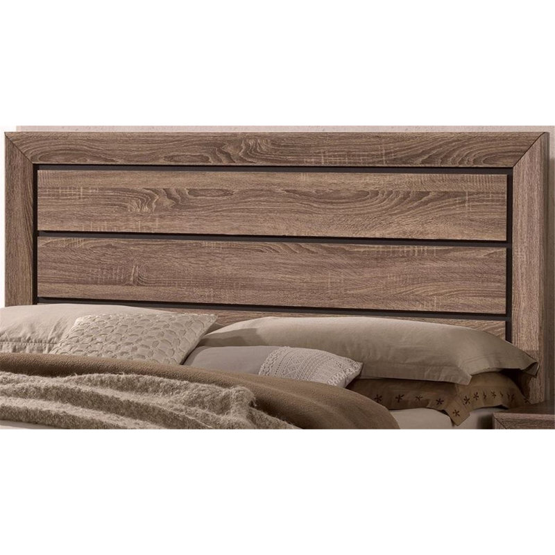 Lit plateforme avec rangement Mailiah, Grand, Taupe délavé
