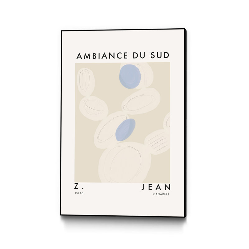 Ambiance du Sud, toile encadrée