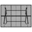 Jailyn Rectangular Metal Folding Outdoor Dining Table , 110cm cm W 80cm cm D
