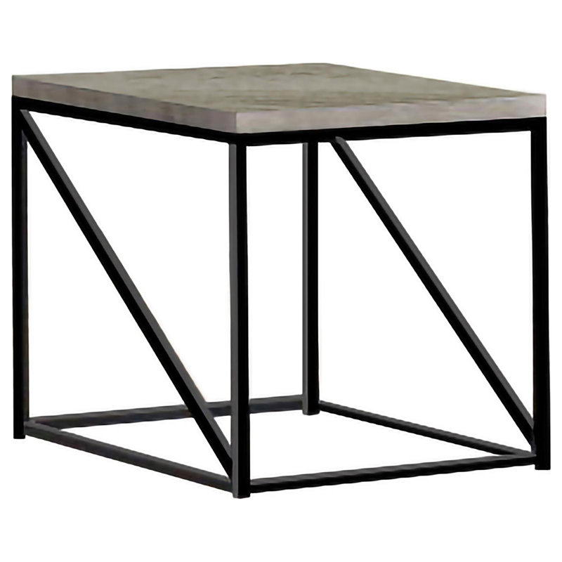 Sonoma Grey Square End Table