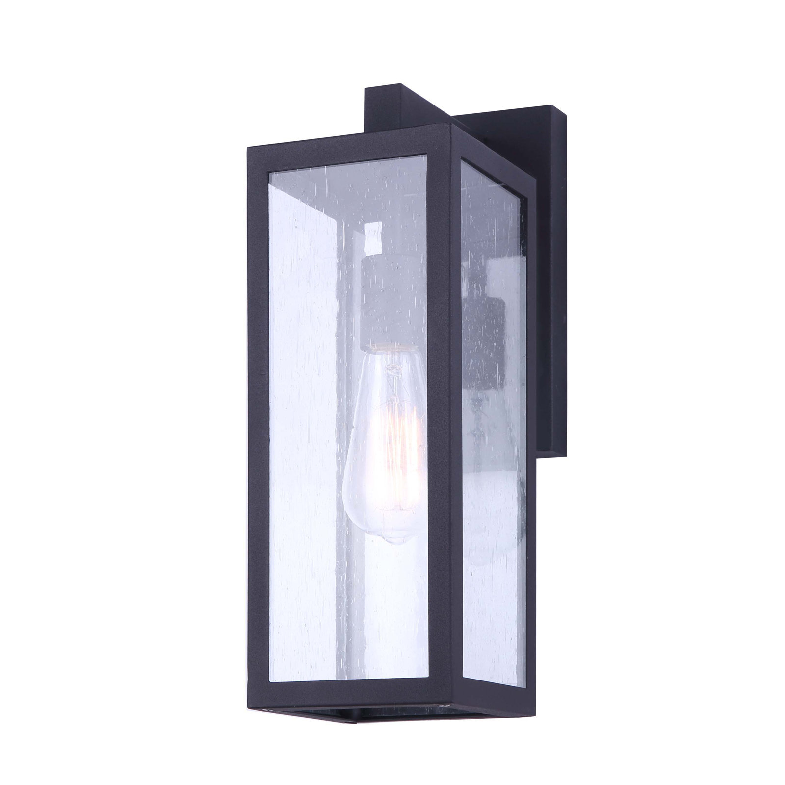 Black 1 - Bulb 14.87'' H Outdoor Wall Lantern