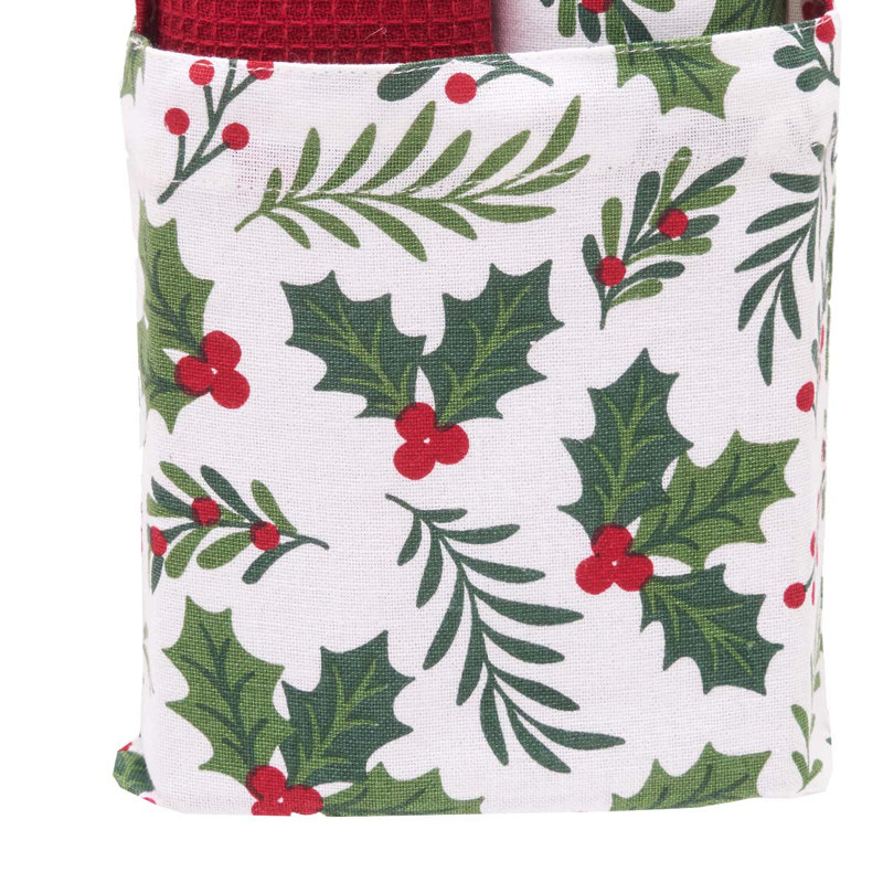 Ensemble de 3 serviettes Holly Spring