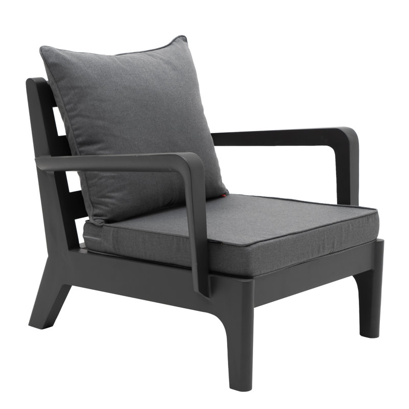 Outdoor Deep Seating Cushion Set, outdoor cushion,outdoor chair cushions ﻿, 22" W x 22" D, Gray