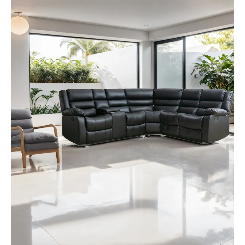 Canapé modulaire inclinable 4 pièces Burrier