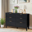  Commode double 6 tiroirs l 47,2 po